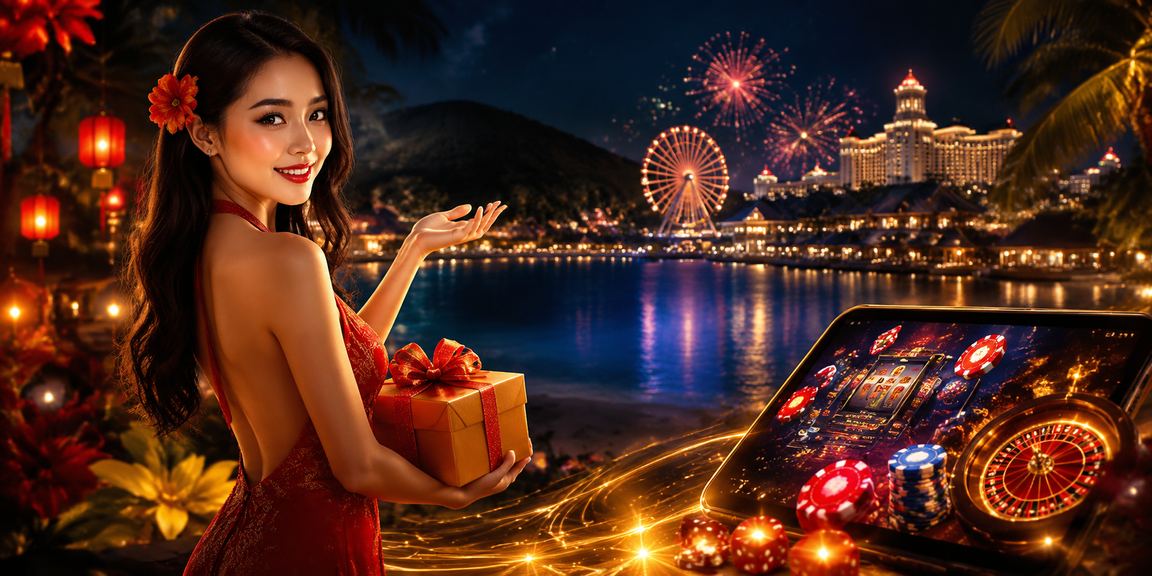 Lễ hội casino và cá cược tại Phú Quốc với đám đông tham gia sôi nổi