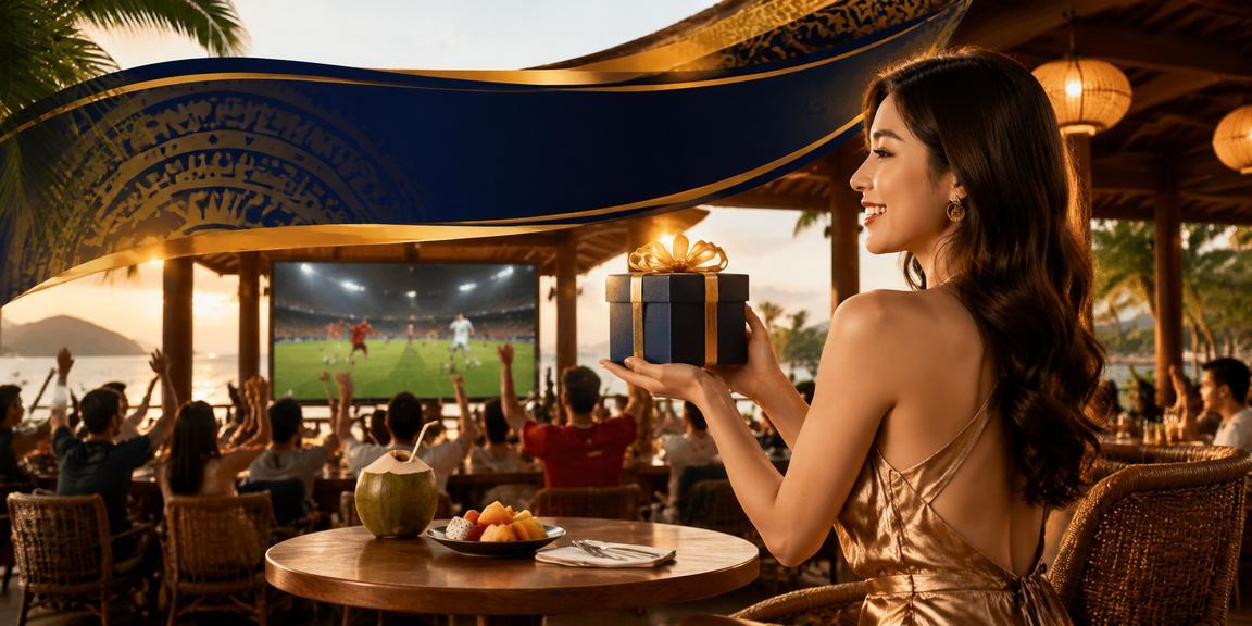 Người chơi VIP tại Phú Quốc thưởng thức cà phê sáng và kiểm tra tài khoản High Roller