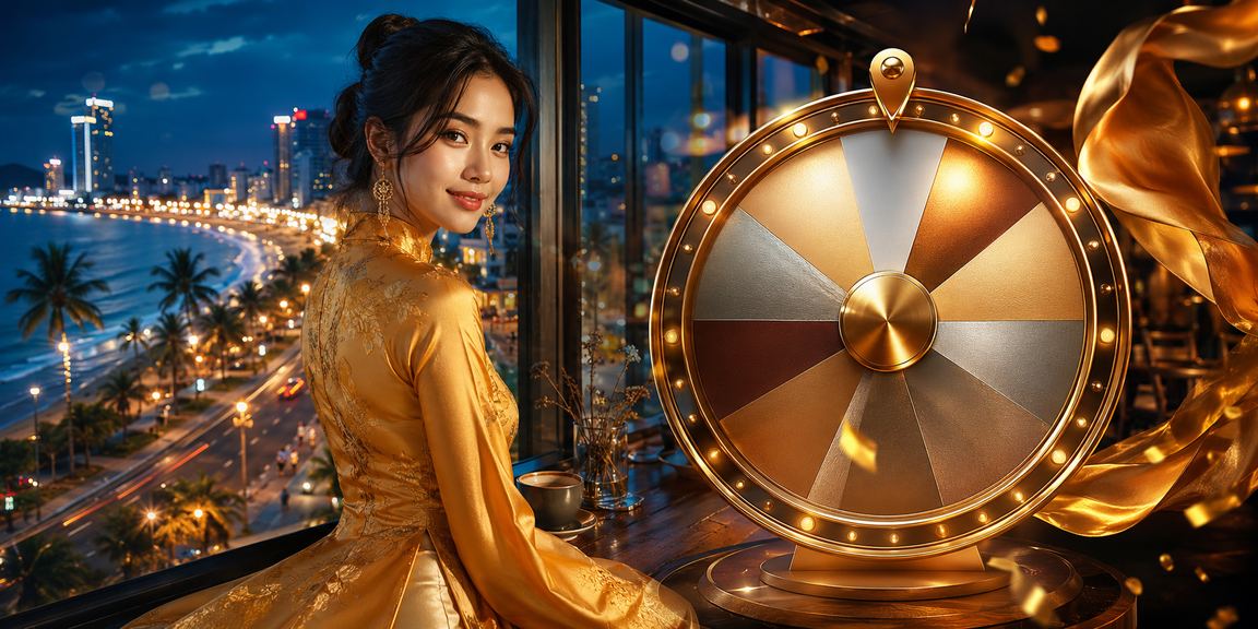 Người chơi tại Vũng Tàu tham gia bàn Roulette trong trang phục áo dài truyền thống